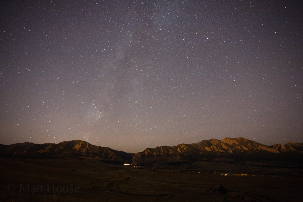 Milky Way over Eldorado Canyon