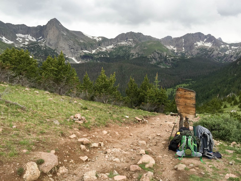 Entering the Sangre de Cristo Wilderness