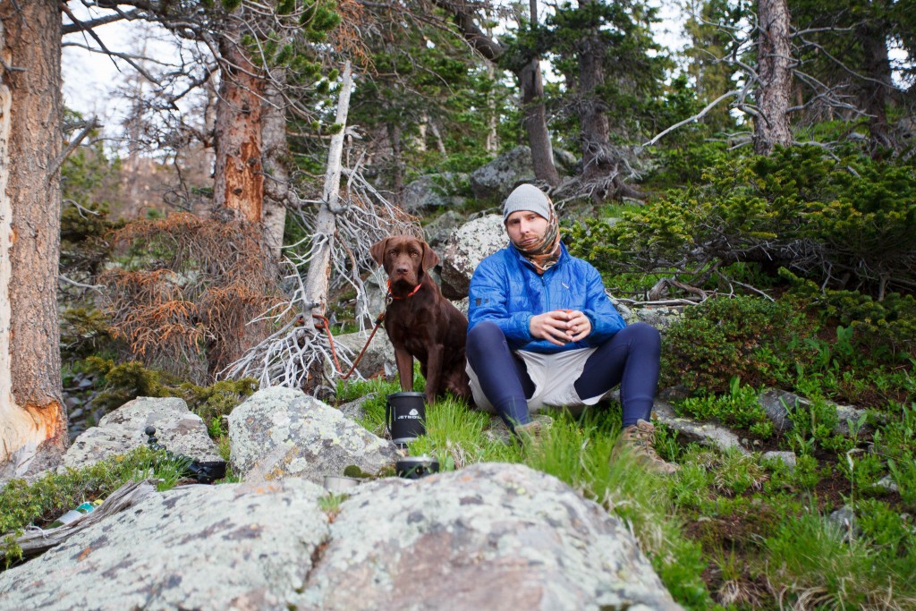 Adam and Tucker up early