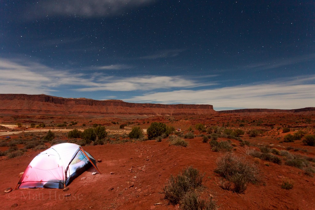 One more tent shot before bed