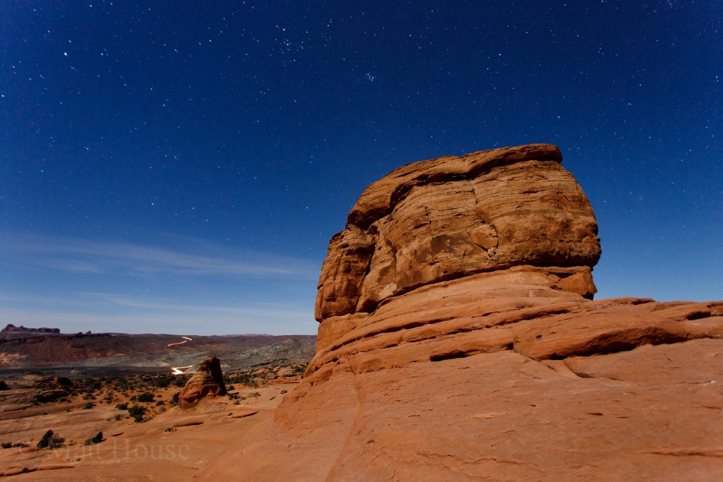 Looking away from the Arch