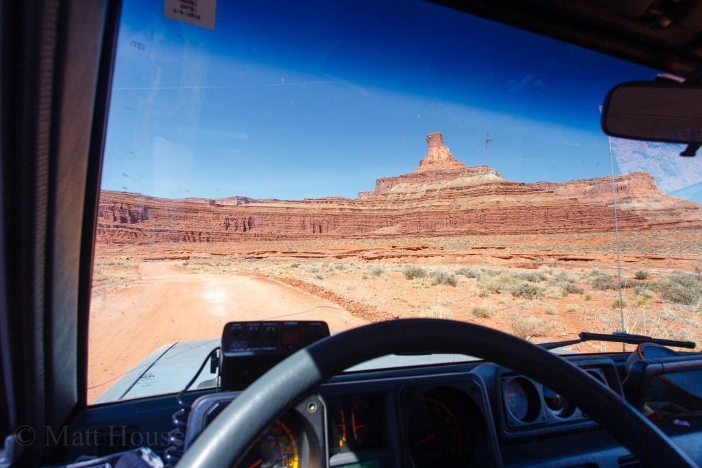 From inside the Montero
