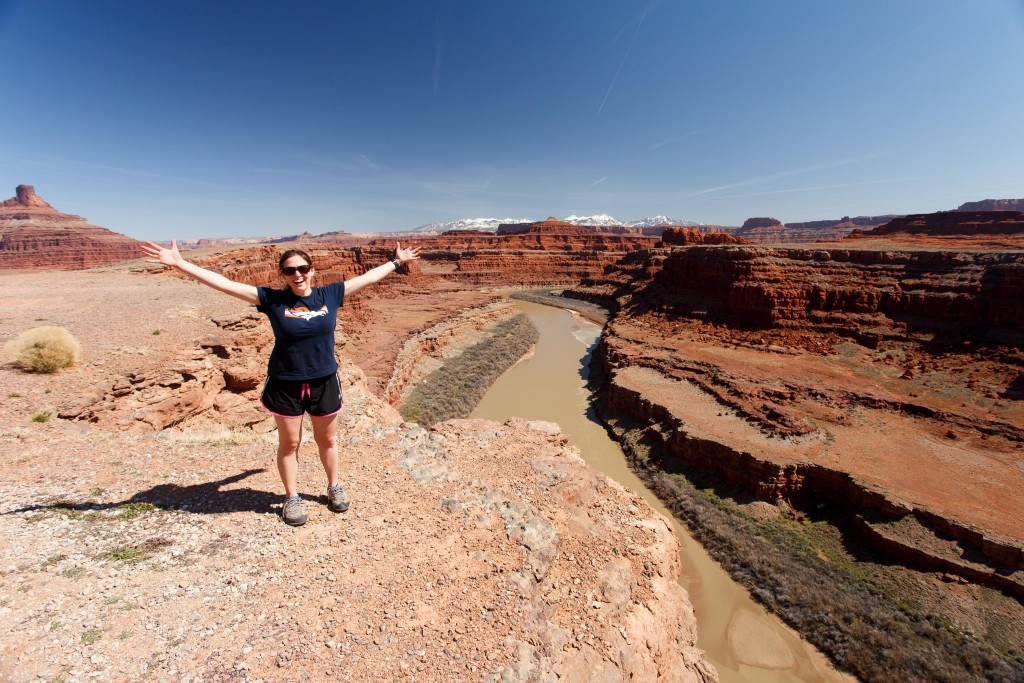 One of the viewpoints above the Colorado River