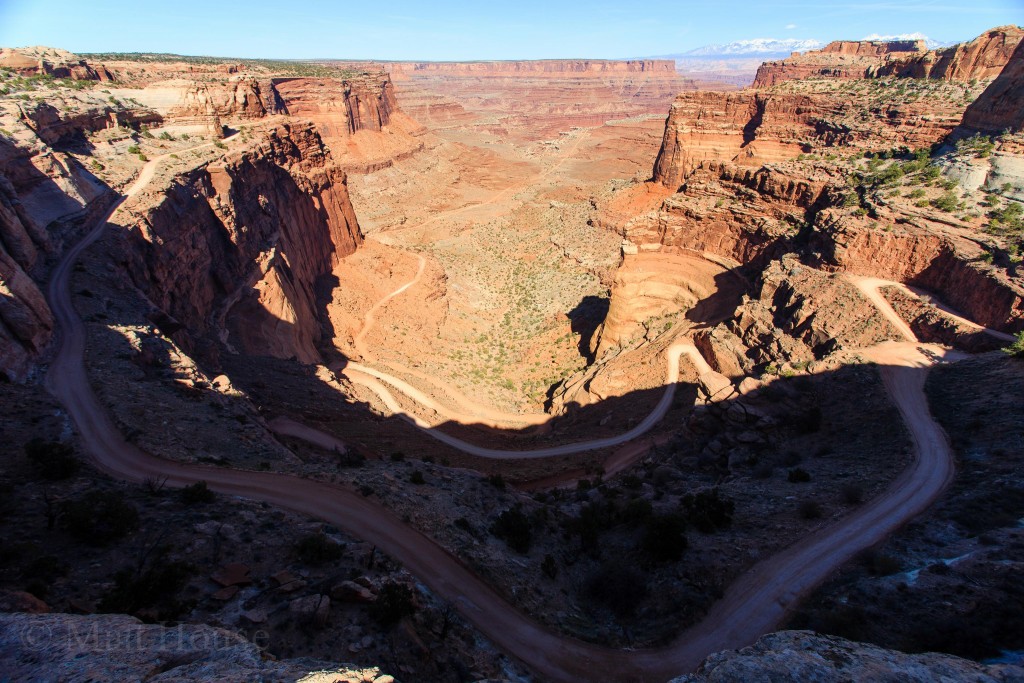 From the Shafer Canyon overlook