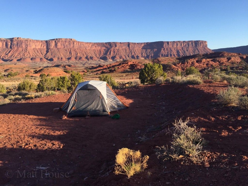 Camp in the morning